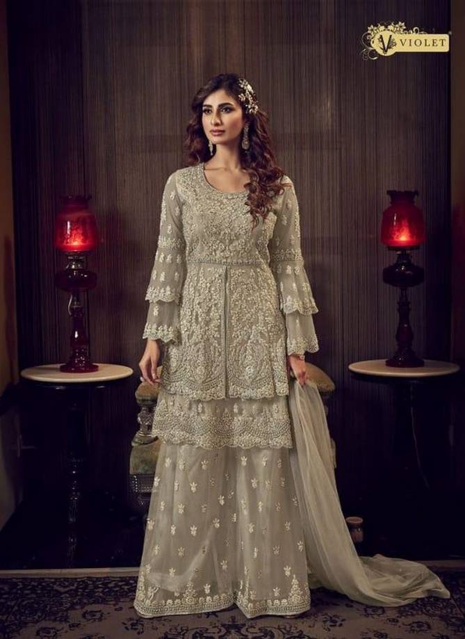 SWAGAT SNOWWHITE Fancy Designer Latest Stylish Festive And Party Wear Butter Fly Net With Heavy Work Salwar Suit Collection